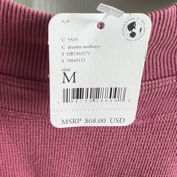 🆕FREE PEOPLE Dreamy Mulberry Fun Times Turtleneck - Picture 15 of 15